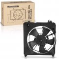 A-premium Engine Radiator Cooling Fan Assembly Compatible With Select Honda Models Fit 2009-2014 Replace 19015rb0004