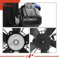 A-premium Engine Radiator Cooling Fan Assembly Compatible With Select Honda Models Fit 2009-2014 Replace 19015rb0004