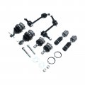 A-premium Set Of 8 Front Upper Lower Ball Joint Inner Tie Rod End Rear Sway Bar Link Compatible With Chevy Trailblazer Ext Ssr
