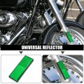 Universal Reflector 88x32mm For Motorcycle Scooter Bicycle Safety Spoke Reflective With Screw Green