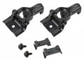 1983-1993 Mustang 5 0 Radiator Upper Mounting Brackets With Rubber Insulators 