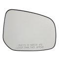 Spieg Passenger Side Mirror Glass Replacement For Mitsubishi Lancer 2015-2017 Heated W Back Plate Rh