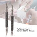 Carbon Steel Material 3500psi Impact Dual Head Spring Loaded Nail Set 2pcs Hinge Pin Punch Design Hammerless Door And Hammer
