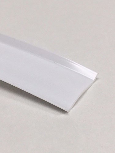 White Vinyl Insert Molding Trim Screw Cover For Rv Camper Travel Trailer 1 In X 35 Ft