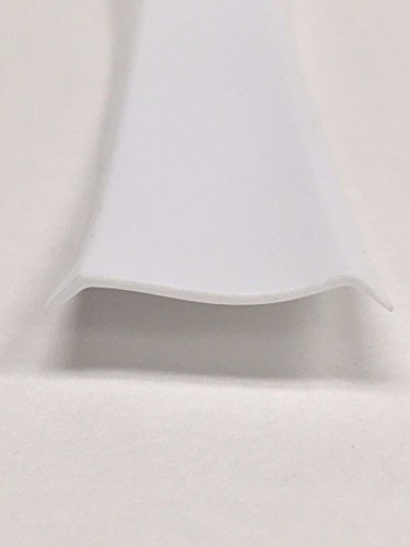 White Vinyl Insert Molding Trim Screw Cover For Rv Camper Travel Trailer 1 In X 35 Ft