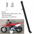 Syh Aqye Professional Motorcycle Side Kickstand Metal Adjustable Rear Bike Kick Stand Replacement For 125cc 110cc 140cc Crf50