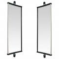 Door Mirror Set 16x6 Inch West Coast Style Manual Adjustment Mechanics Choice For 1989-2011 Freightliner Fld120 