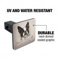 Boston Terrier Dog Breed Tow Trailer Hitch Cover Plug Insert