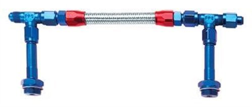 7 8-20 Dual Inlet 4500-6an Fuel Line Kit Stainless Steel Blue Silver Model 920004