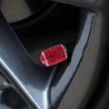 8 Pack Universal Diamond Crystal Car Wheel Tire Valve Caps Tyre Rim Stem Covers Airdust Waterproof For Automobiles Motorcycles