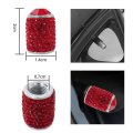8 Pack Universal Diamond Crystal Car Wheel Tire Valve Caps Tyre Rim Stem Covers Airdust Waterproof For Automobiles Motorcycles