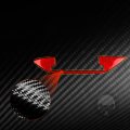 Nvcnx Real Premium Carbon Fiber Car Navigation Panel Trim Dash Cover Decal Decoration Compatible With Kia Stinger Gt 2022 2023