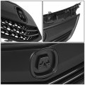 Ac1223100 Factory Style Front Bumper Grill Grille Assembly Compatible With Acura Tl 2012-2014 Matte Black