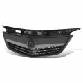 Ac1223100 Factory Style Front Bumper Grill Grille Assembly Compatible With Acura Tl 2012-2014 Matte Black 