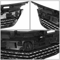 Ac1223100 Factory Style Front Bumper Grill Grille Assembly Compatible With Acura Tl 2012-2014 Matte Black