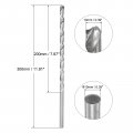 Uxcell 6542 High Speed Steel Straight Shank Twist Extra Long Drill Bit Uncoated 10mm Diameter 300mm Length
