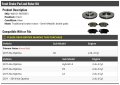 Front Semi Metallic Brake Pad And Rotor Kit Compatible With 2011-2015 Kia Optima 2 4l 4-cylinder