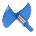 Uxcell Forstner Drill Bits 95mm Tungsten Carbide Wood Hole Saw Auger Opener Woodworking Hinge Drilling Boring Bit Cutter Blue