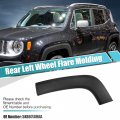 X Autohaux Rear Left Wheel Flare Trim For Jeep Renegade 2015 2016 2017 2018 2019 2020 2021 2022 Quarter Panel Fender Replace