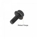 Uxcell M5x12mm Hex Serrated Flange Bolts 10 9 Grade Carbon Steel Screws 25pcs