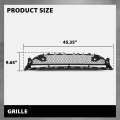 Front Lower Grill For Benz E300 E350 E400 E43 E450 E53 2017 2020 Black Polypropylene Replacement Grille Part 2138856900