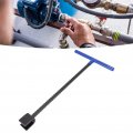 Zooke Water Meter Key 19 Inch Enforced Steel T Handle Shut Off Tool Valve Wrench With 4 Way Multifunctional Utilities For Curb