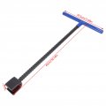 Zooke Water Meter Key 19 Inch Enforced Steel T Handle Shut Off Tool Valve Wrench With 4 Way Multifunctional Utilities For Curb