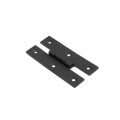 Renovators Supply Manufacturing H Cabinet Hinges 3 In Black Wrought Iron Kitchen Hinge With Hardware Pack Of 6 