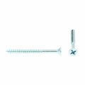 Prime-line Wood Screw Flat Head Phillips 8 X 2 In Zinc Plated Steel Pack Of 100