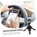 Ukcoco 3pcs Bracket Car Mobile Support Auto Clamp Cellphone Holder Vent Phone Mount Cradle Base Stand Grip Plastic Telephone