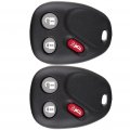 Aintier 2 X Key Fob Shell For Chevy Trailblazer Equinox Impala Malibu Silverado 1500 Tahoe Envoy Sierra Oldsmobile 01-11