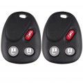 Aintier 2 X Key Fob Shell For Chevy Trailblazer Equinox Impala Malibu Silverado 1500 Tahoe Envoy Sierra Oldsmobile 01-11
