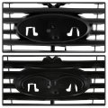 Acanii For 2015-2019 Ford Transit 150 250 350 350hd Black Abs Plastic Front Grille Assembly Replacement Fo1200587