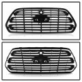 Acanii For 2015-2019 Ford Transit 150 250 350 350hd Black Abs Plastic Front Grille Assembly Replacement Fo1200587