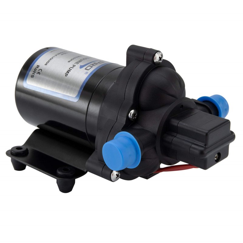 Recpro Rv Water Pump 12v Electric 3 Chamber With Pressure Switch 45 Psi Max Draw 8 0amp Gpm Lpm 0 11 6 Self Priming With
