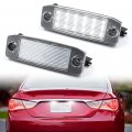 Nslumo Led License Plate Light Replacement For 2011-2014 Hyundai Sonata Yf I45 I40 Oem Fit 6000k Xenon White 18-smd Error Free
