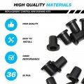 Hoypeyfiy Front And Rear A-arm Bushings Replacement For Polaris Ranger Rzr Ace 500 570 800 900 1000 Crew Xp 2014-2020 36pcs