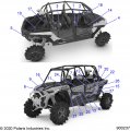 Polaris Rzr Decal-rr Door Upr Btm Rh Genuine Oem Part Qty 1
