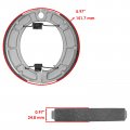 For Yamaha Timberwolf 250 Yfb250 4x4 1994-2000 Rear Brake Shoes Mod-ztf1-19524