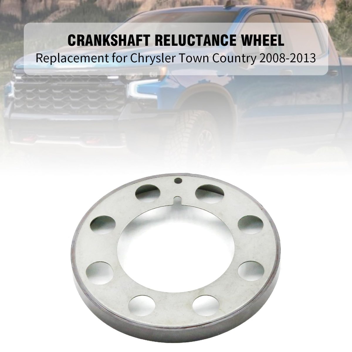 Hoypeyfiy 68027485aa Crankshaft Reluctor Wheel Tone Ring Replacement For Chrysler Dodge Jeep Replaces 068027485aa