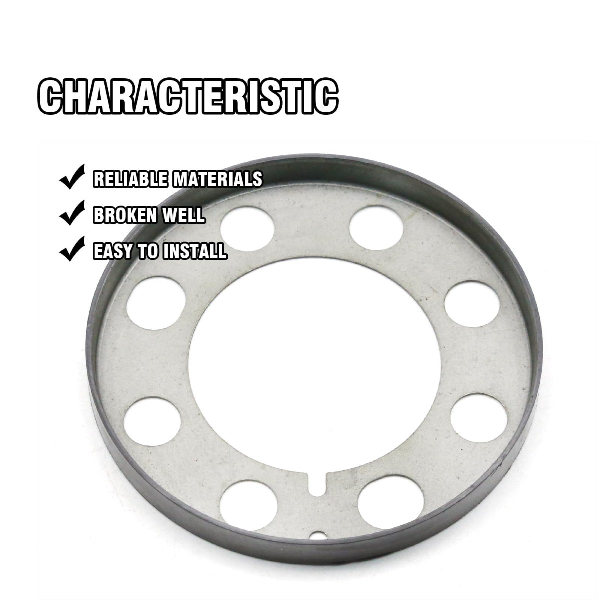 Hoypeyfiy 68027485aa Crankshaft Reluctor Wheel Tone Ring Replacement For Chrysler Dodge Jeep Replaces 068027485aa