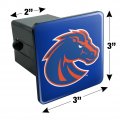 Boise State University Primary Logo Tow Trailer Hitch Cover Plug Insert 2