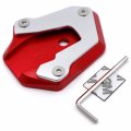 Httmt- Extension Kickstand Pad Sidestand Plate Cnc Anodized For Suzuk Gsxs750 Gsxs1000 2017-2019 P N Gzsp-jd-029