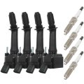 4-pins Ignition Coils And Spark Plugs 2018-2022 For Chevrolet Equinox 5l 2022 Mg Hs 1 L4 Uf802 4 With 4 Iridiupins Ignition