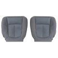 Steel Gray Replacement Cloth Seat Covers For Ford F150 2011 2014 Front Driver And Passenger Bottom Fits Xl Xlt Stx Xtr Includes 