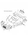 Polaris Gem Hood Grill Gloss Black Genuine Oem Part 5437818-070 Qty 1
