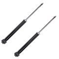 Rear Shock Absorber Pair For 2006 To 2011 Hyundai Accent And Kia Rio Rio5 Replaces 348002 5621 Black Finish 2 Pieces 