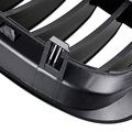 1 Pair Front Kidney Grille Grill Fit 2004-2010 Bmw E63 E64 650i 650ci 645ci M6 2-door Glossy Black M-color