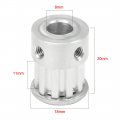 Uxcell Aluminum 10t 8mm Bore 5 08mm Pitch Timing Belt Pulley For 10mm
