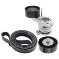 Drive Belt Tensioner And Idler Pulley Kit 11288620022 For Bmw 128i 328i 525i 528i X3 X5 Replaces 11287530314 11288624196 